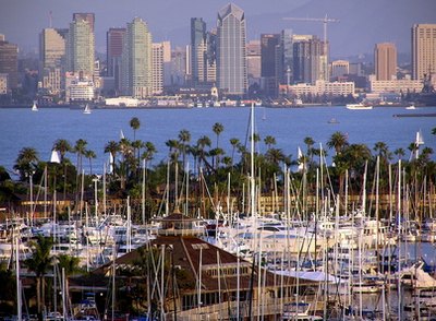 The MS Rotterdam travels from Vancouver to San Diego, California.