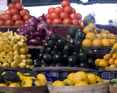 Fresh vegetables add color and presentation to the meal.