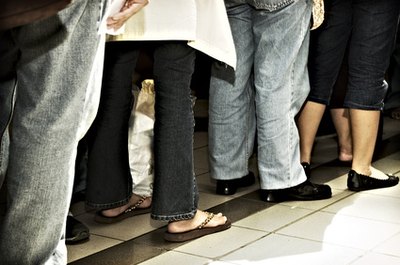 A new scanner may shorten baggage inspection lines at airports.