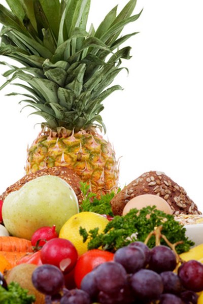 Fruits and vegetables suppy complex carbohydrates.