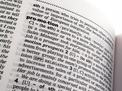A job promotion announcement allows for some freedom of creative corporate communication.