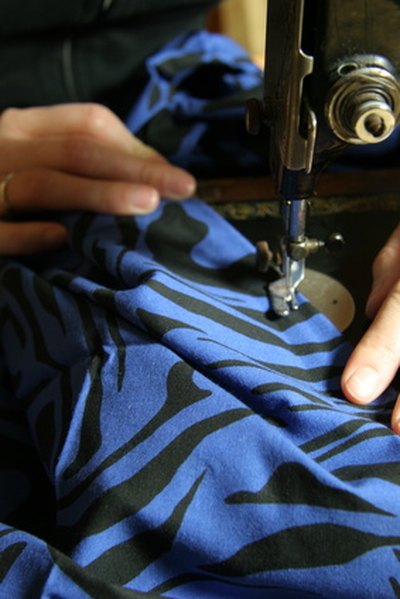 Light fabrics require heavy pressure on the presser foot.