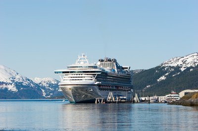 Alaskan cruise ports include Juneau, Seward and Anchorage.