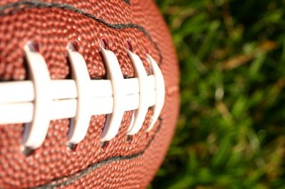 Include football laces on your football shape.