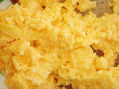 Let your guests top scrambled eggs instead of making individual omelets.