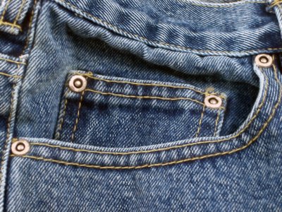 Jeans gained popularity through movies.