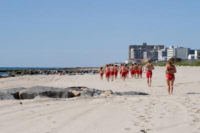 Lifeguarding is a good seasonal job.