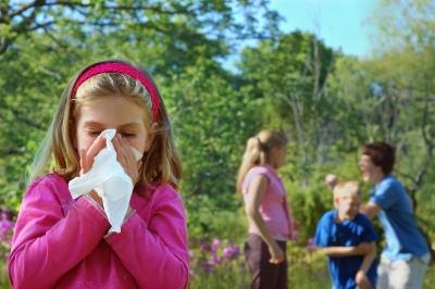Allergies can trigger an attack.