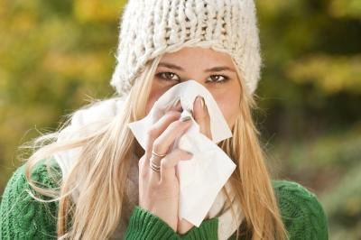 Throat pain may be associated with a cold or the flu.