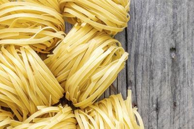Pasta is a common form of carbohydrate.