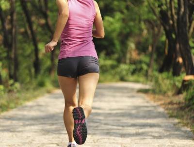 Running may aggravate the pain.