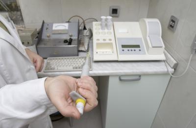 RF quantitative levels are measure in titers or units.