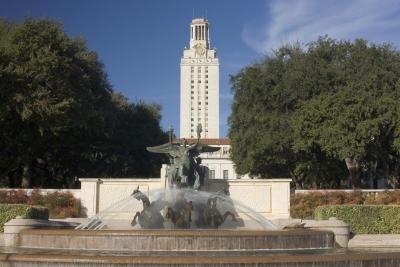 University of Texas Tower and Littlefield Fountain