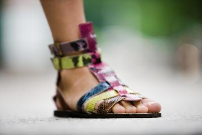 Sandals can be very fashionable.