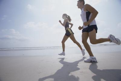 Couple jogging