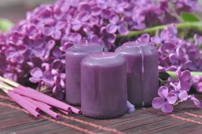 candles and incense