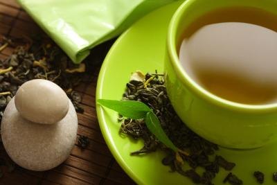 Brew green tea for its diuretic properties.