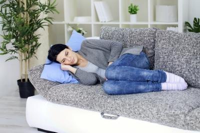High blood potassium levels in the blood can cause abdominal pain.