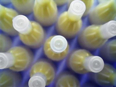 A close-up of EpiPen needles.