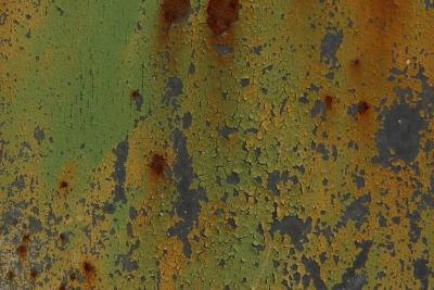 Chipping paint.