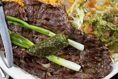 Skirt steak.