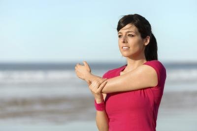 Stretch the muscles.