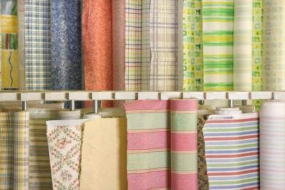 Assorted fabric.