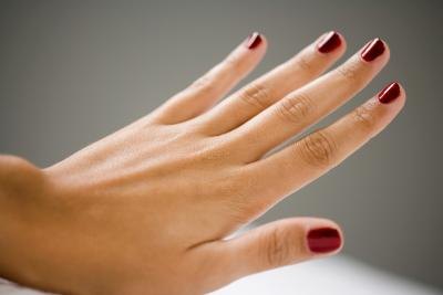 Gel nails.