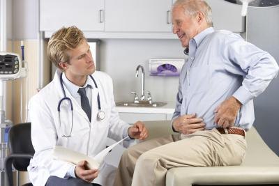 Hip pain.