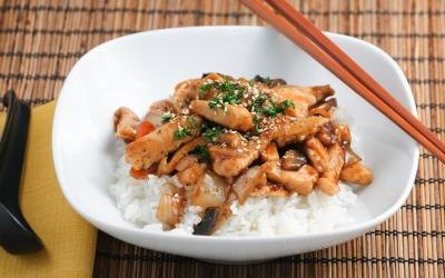 Rice is an important source of complex carbohydrates.