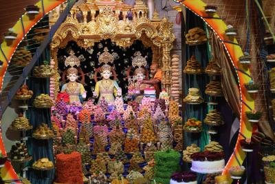 Diwali celebrations is an Indian New Year festival of lights.