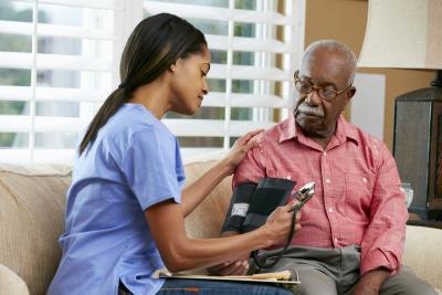 Blood pressure is measured in millimeters of mercury.