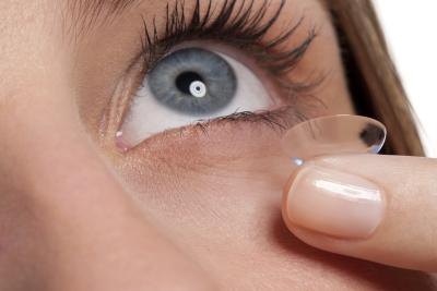 Chlorhexidine digluconate is found in many contact lens solutions.