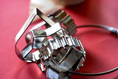 Use cookie cutters to make clay embellishments.