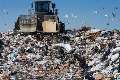 Plastics are not biodegradable and because they are often used only temporarily, they create large quantities of waste in landfills.