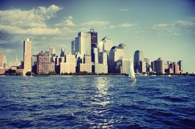 New York's major waterways include the Hudson River.