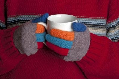 Protect hands and feet from the cold.