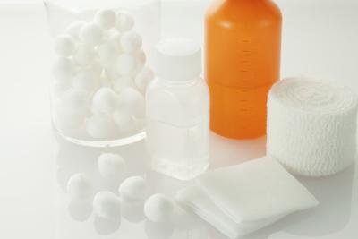 Apply your homemade solution with a cotton ball.