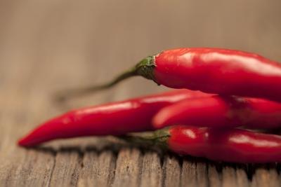 A hot pepper may irritate the stomach.