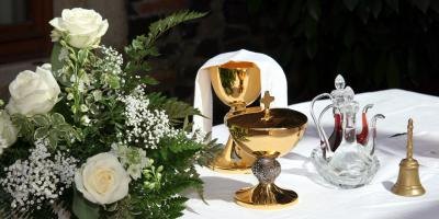 chalice on table