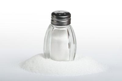 Salt and saltshaker.