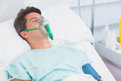 man in a coma