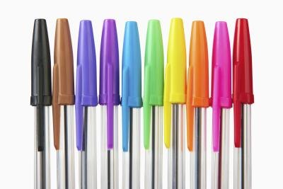 All ballpoint pens are made with non toxic ink.