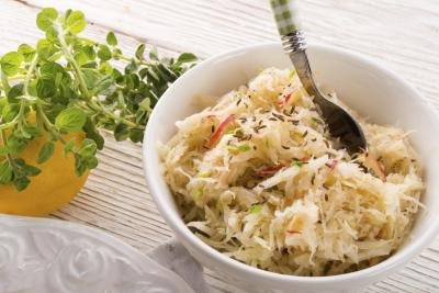 bowl of sauerkraut