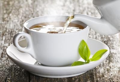 Green tea has fat burning properties and antioxidants.