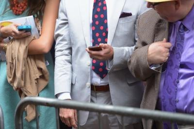 Crowd detail at the 139th Kentucky Derby