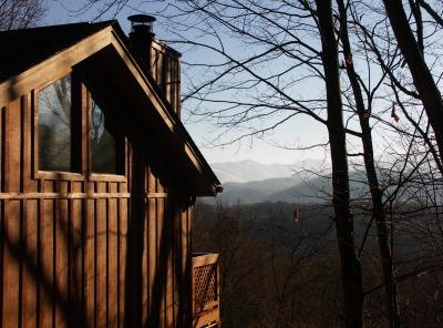 A cabin in Gatlinburg, Tennessee.