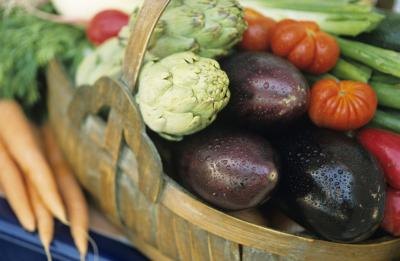 Basket of vegetables