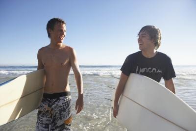 a pass for a surfing lesson can make a great party favor