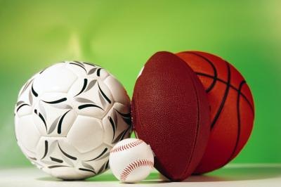 Various sport balls